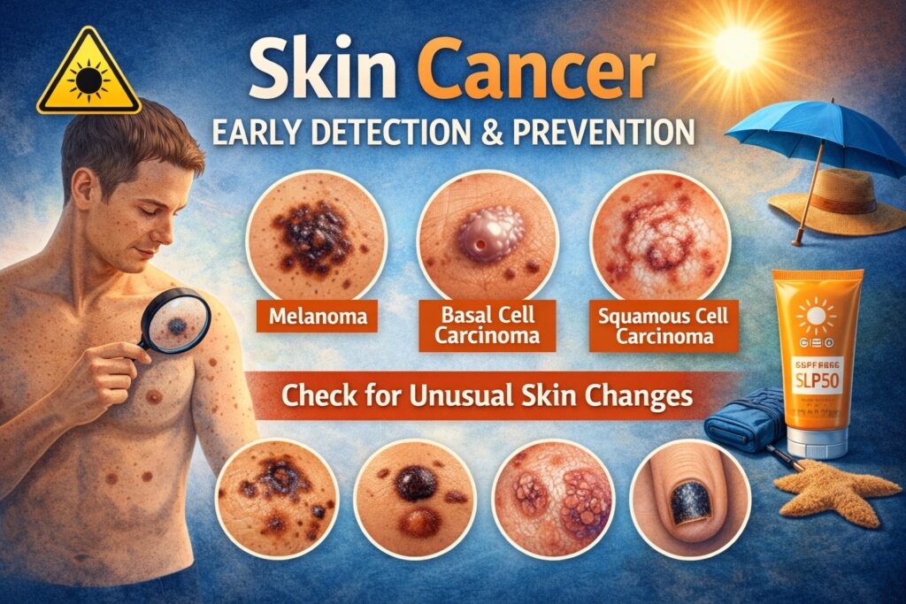 skin cancer symptoms